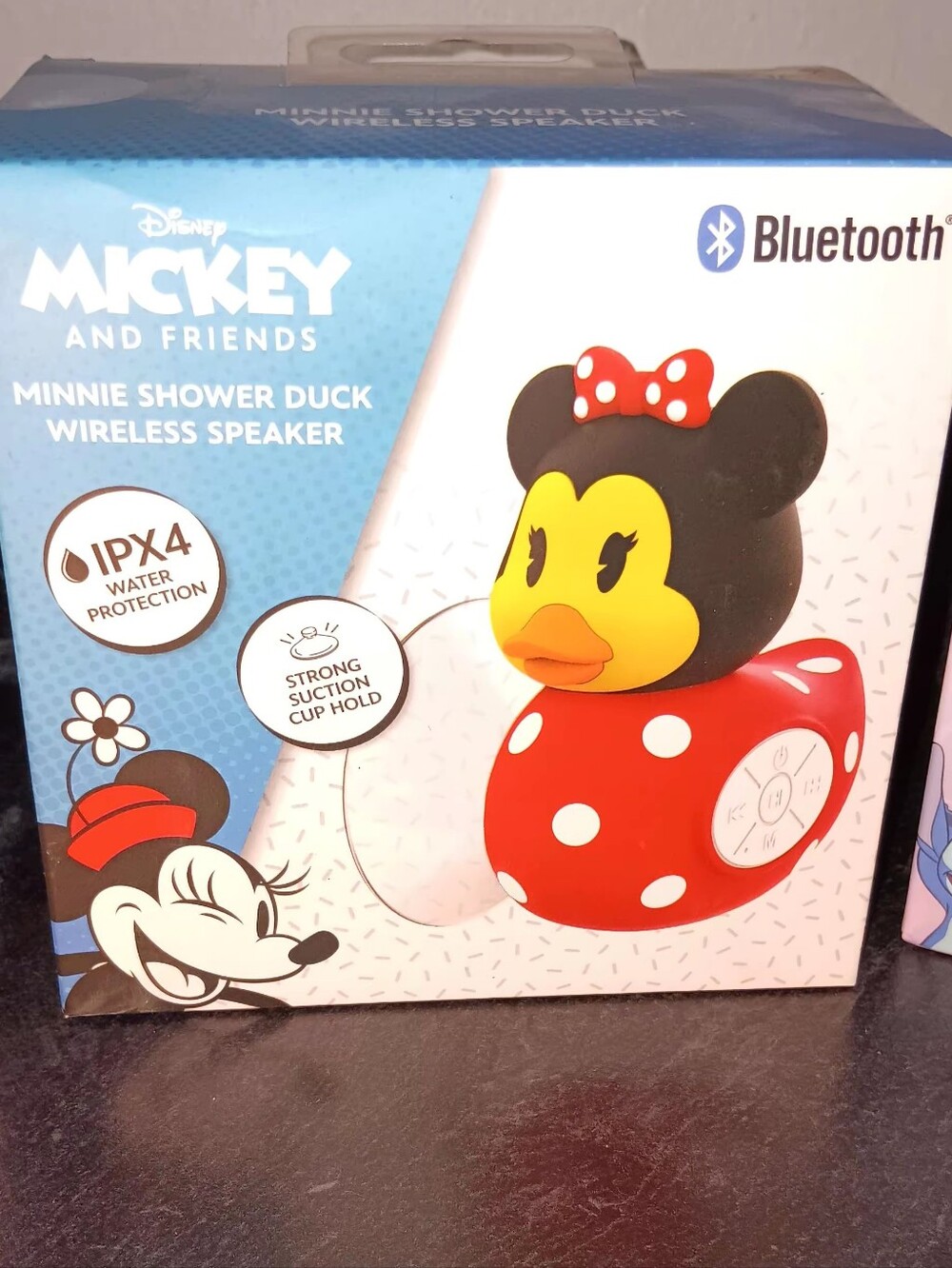 Disney Minnie Shower Duck Bluetooth Speaker - Red, Black, Yellow